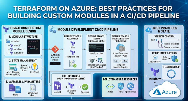 Terraform + Azure: A Practical Guide to Custom Modules and Automated Pipelines